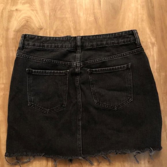 PACSUN Distressed Denim Skirt - Picture 2 of 2